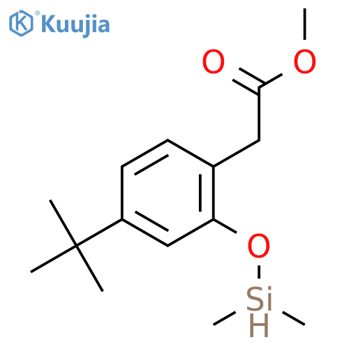 4-tert-Butyldimethylsilyloxybenzeneacetic Acid Methyl Ester structure