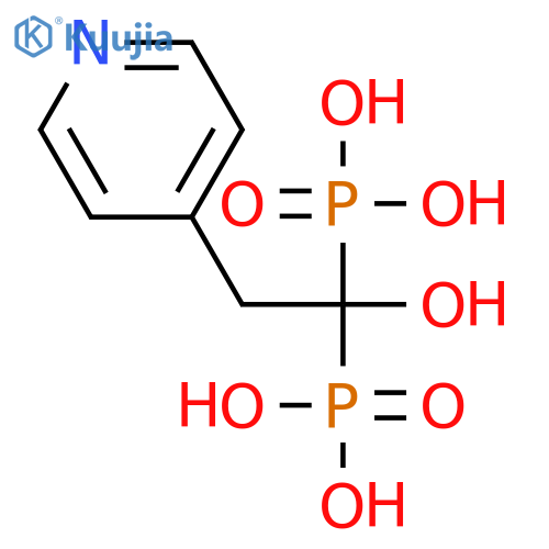 P,P'-1-Hydroxy-2-(4-pyridinyl)ethylidenebis-phosphonic Acid structure