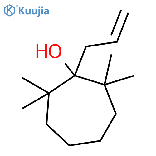 Cycloheptanol,2,2,7,7-tetramethyl-1-(2-propen-1-yl)- structure