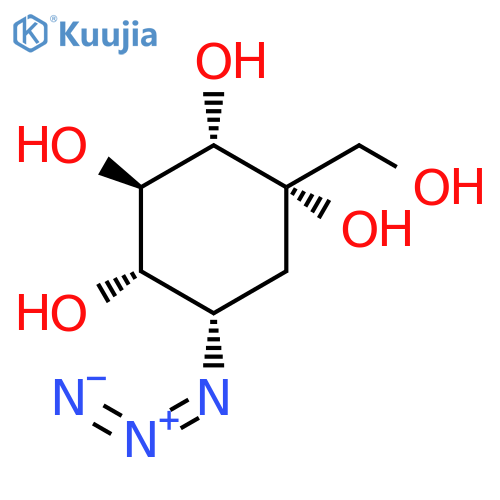D-epi-Inositol, 4-azido-3,4-dideoxy-2-C-(hydroxymethyl)- structure
