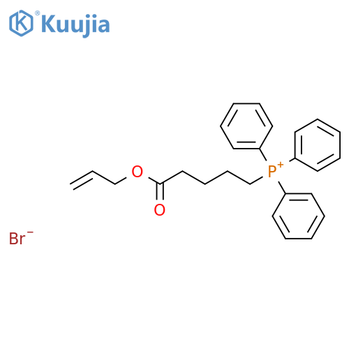 Phosphonium, [5-oxo-5-(2-propenyloxy)pentyl]triphenyl-, bromide structure