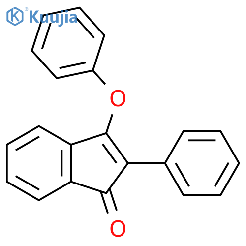 1H-Inden-1-one, 3-phenoxy-2-phenyl- structure