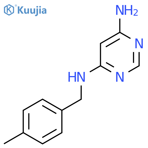N4-(4-Methylbenzyl)pyrimidine-4,6-diamine structure