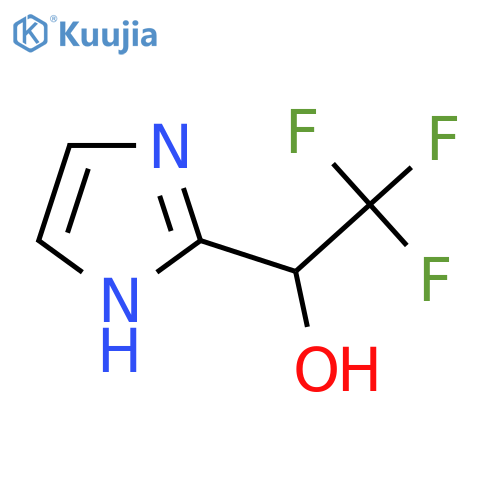 2,2,2-trifluoro-1-(1H-imidazol-2-yl)ethan-1-ol structure