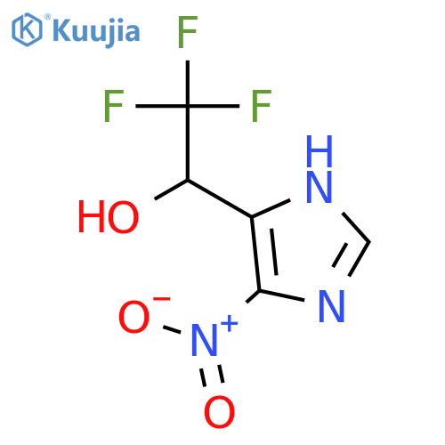 1H-Imidazole-4-methanol,5-nitro-a-(trifluoromethyl)- structure