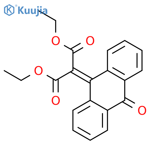 Propanedioic acid, (10-oxo-9(10H)-anthracenylidene)-, diethyl ester structure
