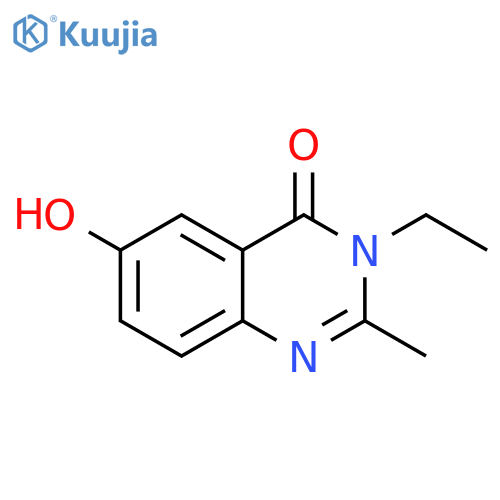 4(3H)-Quinazolinone, 3-ethyl-6-hydroxy-2-methyl- structure