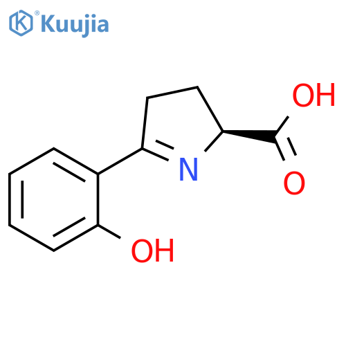 2H-Pyrrole-2-carboxylic acid, 3,4-dihydro-5-(2-hydroxyphenyl)-, (S)- structure