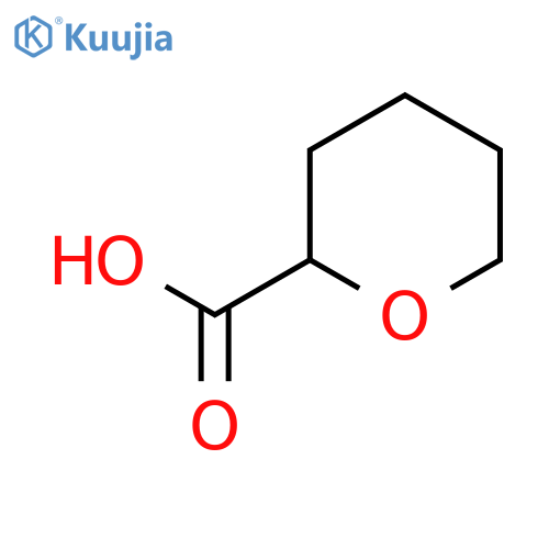(2S)-tetrahydropyran-2-carboxylic acid structure