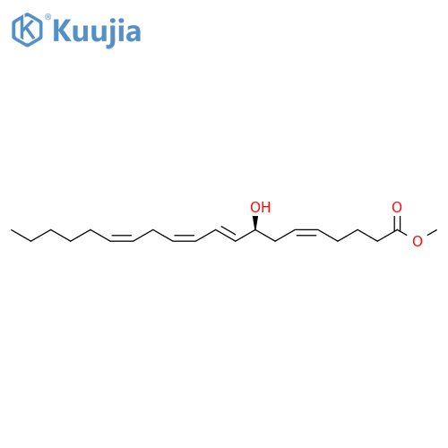 5,9,11,14-Eicosatetraenoic acid, 8-hydroxy-, methyl ester, (5Z,8S,9E,11Z,14Z)- structure