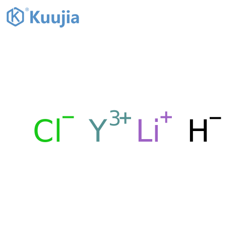 Lithium yttrium chloride hydride structure