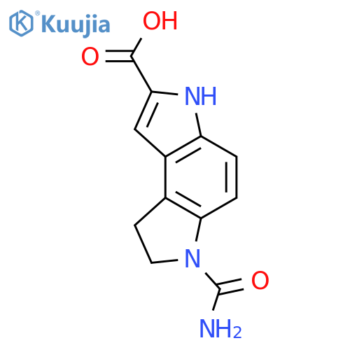 6-Carbamoyl-7,8-dihydro-3H-pyrrolo3,2-eindole-2-carboxylic Acid structure