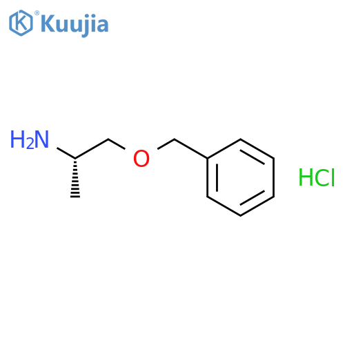 2-Propanamine, 1-(phenylmethoxy)-, hydrochloride, (S)- structure