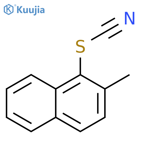 Thiocyanic acid,2-methyl-1-naphthalenyl ester structure