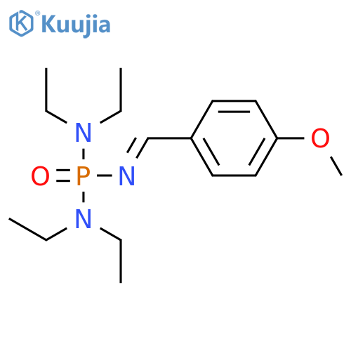 Phosphoric triamide, tetraethyl[(4-methoxyphenyl)methylene]- structure