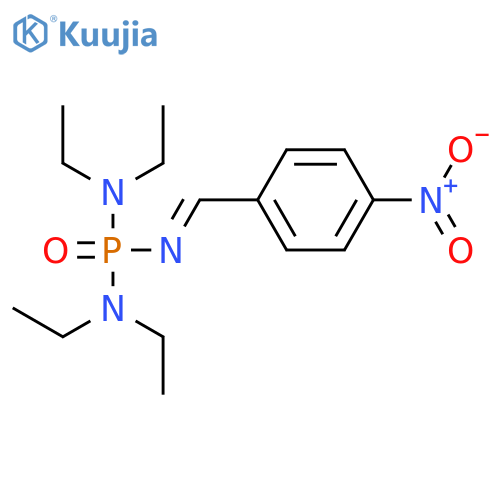 Phosphoric triamide, tetraethyl[(4-nitrophenyl)methylene]- structure