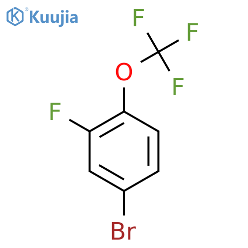 1-Bromo-3-fluoro-4-(trifluoromethoxy)benzene structure