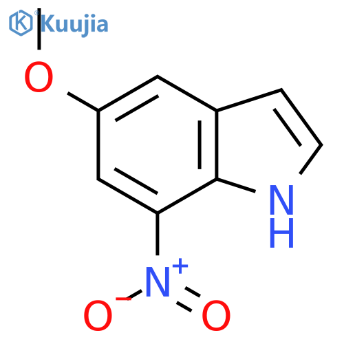 5-methoxy-7-nitro-1H-Indole structure