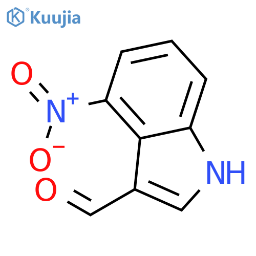 4-nitro-1H-indole-3-carbaldehyde structure