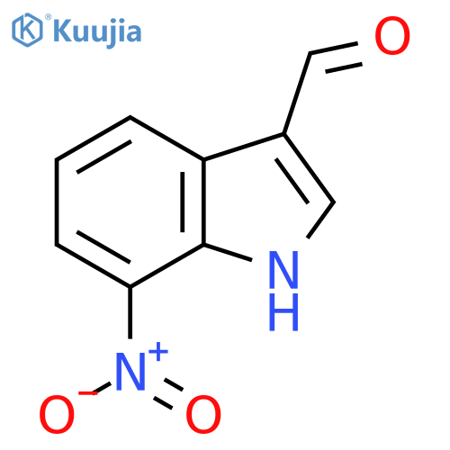 7-nitro-1H-indole-3-carbaldehyde structure