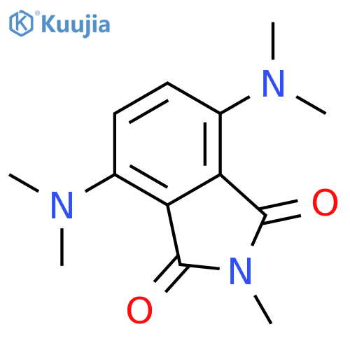 4,7-bis(dimethylamino)-2-methylisoindole-1,3-dione structure