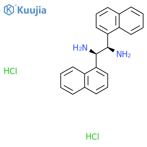 (1R,2R)-1,2-Di-1-naphthalenyl-1,2-ethanediamine Hydrochloride structure