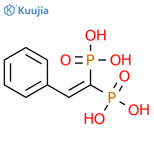 Phosphonic acid,(phenylethenylidene)bis- (9CI) structure