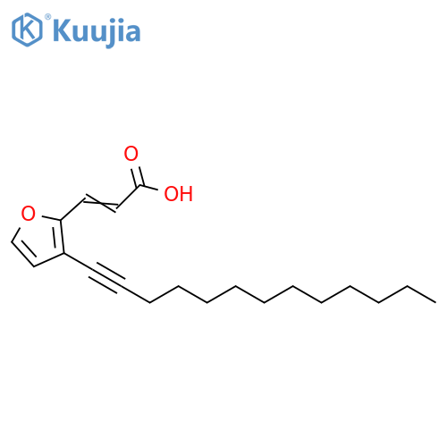 2-Propenoic acid, 3-[3-(1-tridecynyl)-2-furanyl]- structure