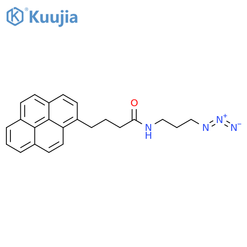 N-(3-azidopropyl)-4-(pyren-1-yl)butanamide structure