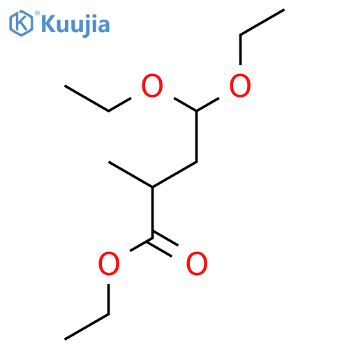 ethyl 4,4-diethoxy-2-methylbutanoate structure