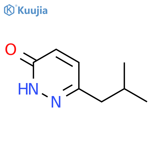 3(2H)-Pyridazinone, 6-(2-methylpropyl)- structure