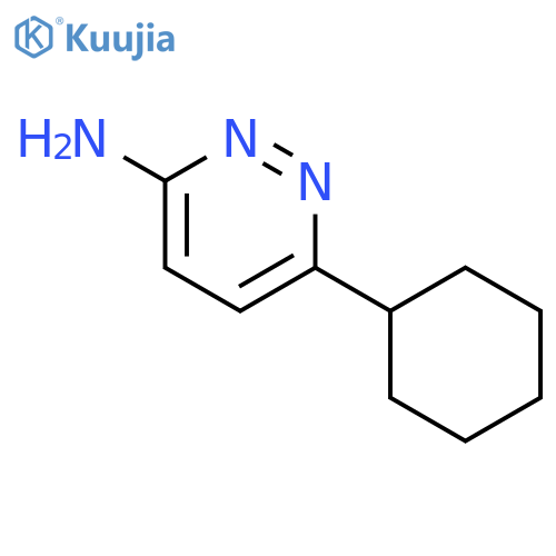 6-cyclohexyl-3-Pyridazinamine structure