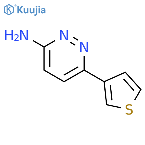 3-Pyridazinamine,6-(3-thienyl)- structure