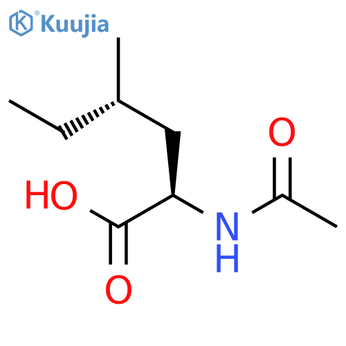 D-Norleucine, N-acetyl-4-methyl-, (4S)-rel- structure