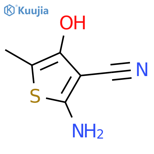 3-Thiophenecarbonitrile,2-amino-4-hydroxy-5-methyl- structure