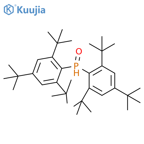 Phosphine oxide, bis[2,4,6-tris(1,1-dimethylethyl)phenyl]- structure