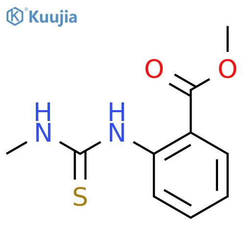 Benzoic acid, 2-[[(methylamino)thioxomethyl]amino]-, methyl ester structure