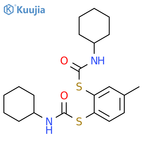 Carbamothioic acid, cyclohexyl-, S,S'-(4-methyl-1,2-phenylene) ester (9CI) structure