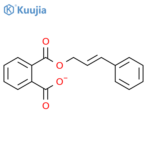 1,2-Benzenedicarboxylic acid, mono(3-phenyl-2-propenyl) ester structure