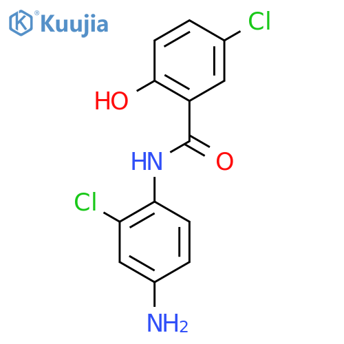 N-(4-amino-2-chlorophenyl)-5-chloro-2-hydroxybenzamide structure