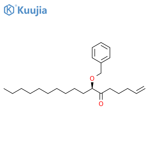 1-Heptadecen-6-one, 7-(phenylmethoxy)-, (R)- structure