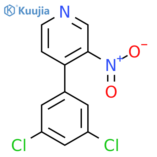 4-(3,5-Dichlorophenyl)-3-nitropyridine structure