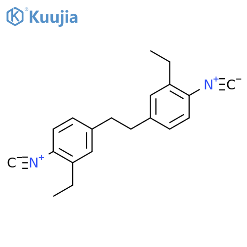 Benzene, 1,1'-(1,2-ethanediyl)bis[3-ethyl-4-isocyano- structure