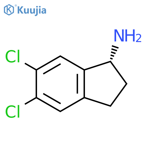 (1R)-5,6-dichloro-2,3-dihydro-1h-inden-1-amine structure