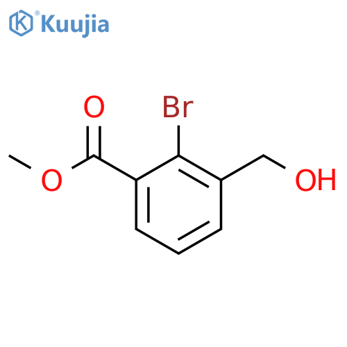 Methyl 2-bromo-3-(hydroxymethyl)benzoate structure