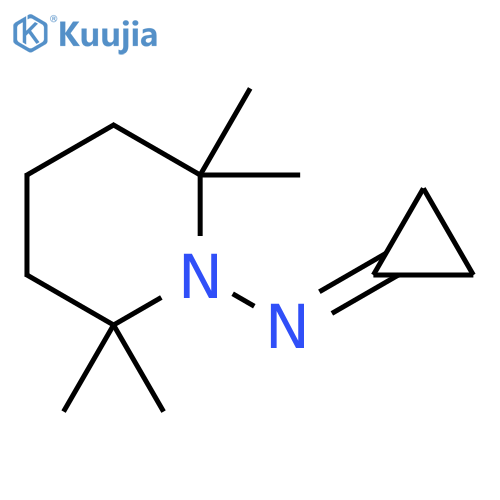 1-Piperidinamine, N-cyclopropylidene-2,2,6,6-tetramethyl- structure
