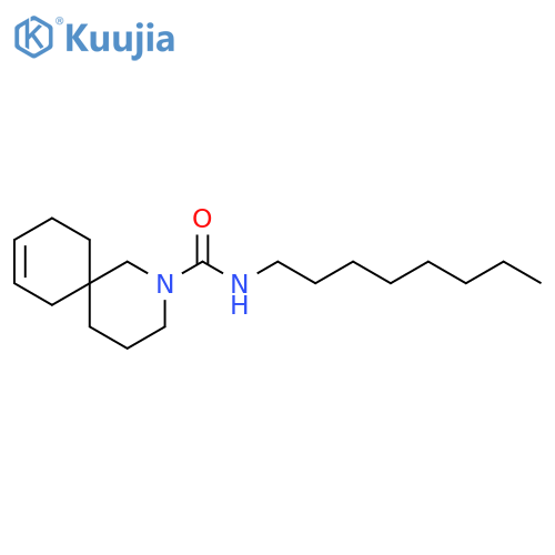 2-Azaspiro[5.5]undec-8-ene-2-carboxamide, N-octyl- structure