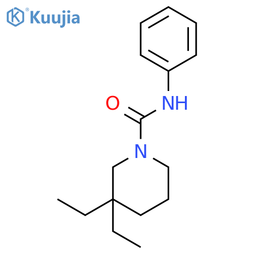 1-Piperidinecarboxamide, 3,3-diethyl-N-phenyl- structure