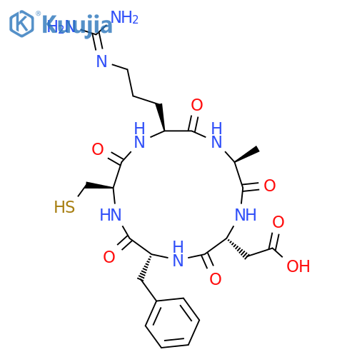 Cyclo(-Arg-Ala-Asp-D-Phe-Cys) trifluoroacetate salt structure