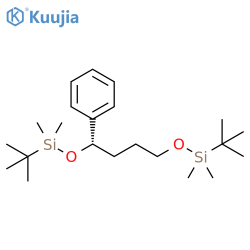 4,9-Dioxa-3,10-disiladodecane, 2,2,3,3,10,10,11,11-octamethyl-5-phenyl-, (5S)- structure